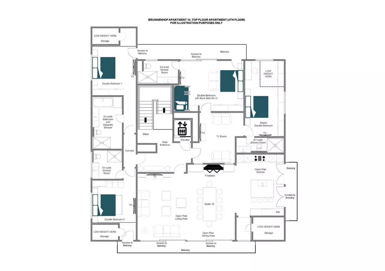 Brunnenhof Penthouse in Lech & Zürs, photo 26 of 26
