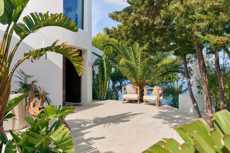 Bright Blue Cliff House in Ibiza, photo 5 of 30