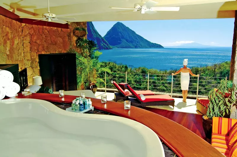 Jade Mountain - Sky Whirlpool Suite in Saint Lucia, photo 4 of 28