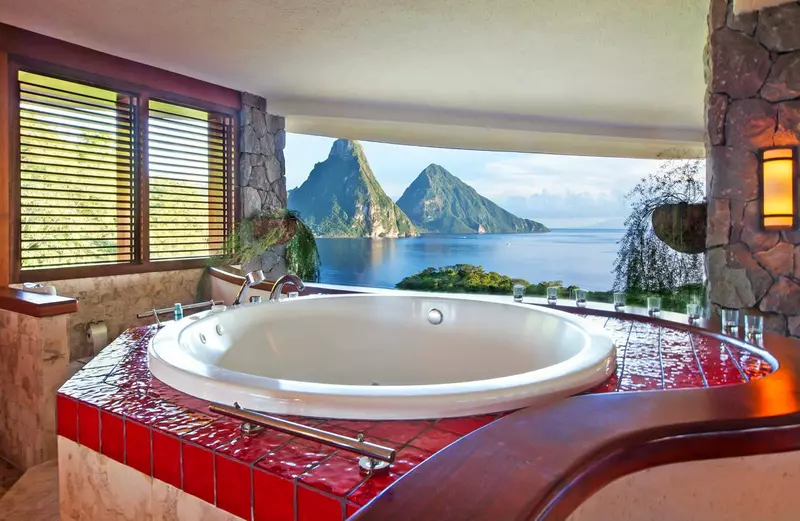 Jade Mountain - Sky Whirlpool Suite in Saint Lucia, photo 5 of 28