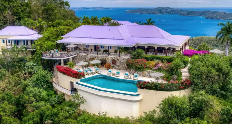 St Bernards Hill House in British Virgin Islands